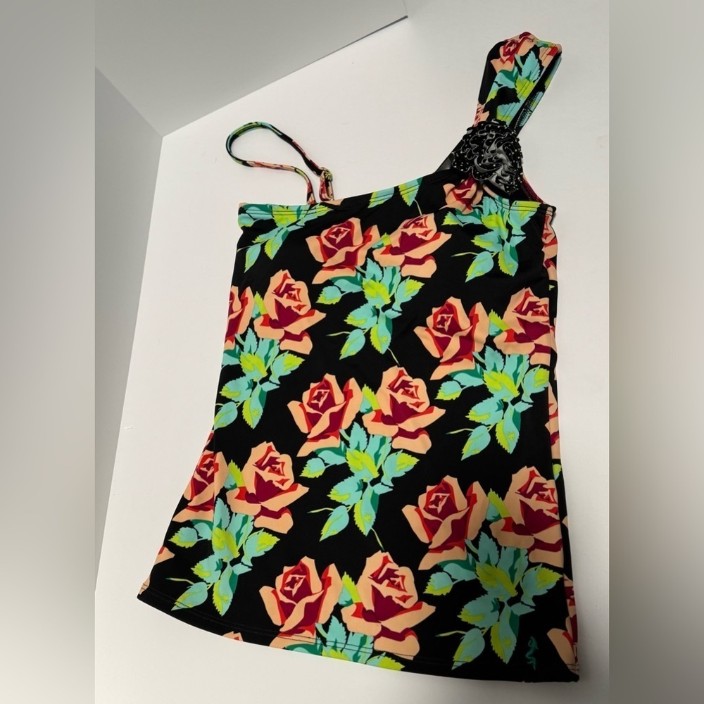 Lime Ricki tankini top size small